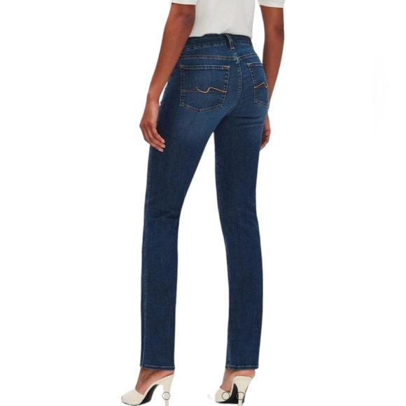 7FAMK Seven for All Mankind Kimmie Straight Leg jeans AU0231647A sz 32 tall/long - Picture 2 of 14